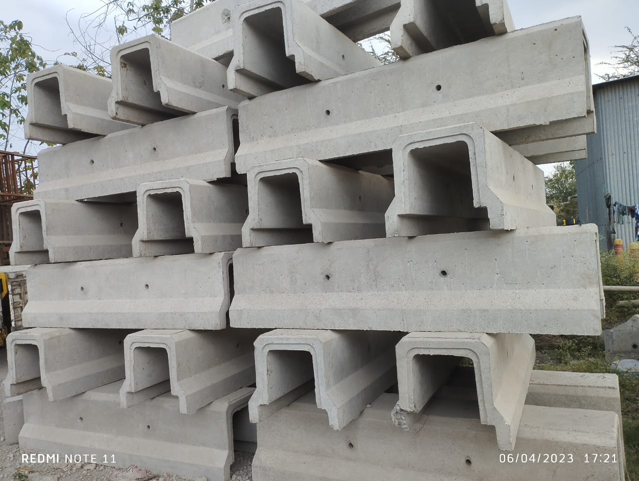 Precast Concrete U Drain 300x300x2000